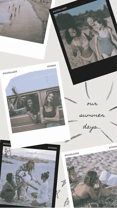 PicCollage collage template 4