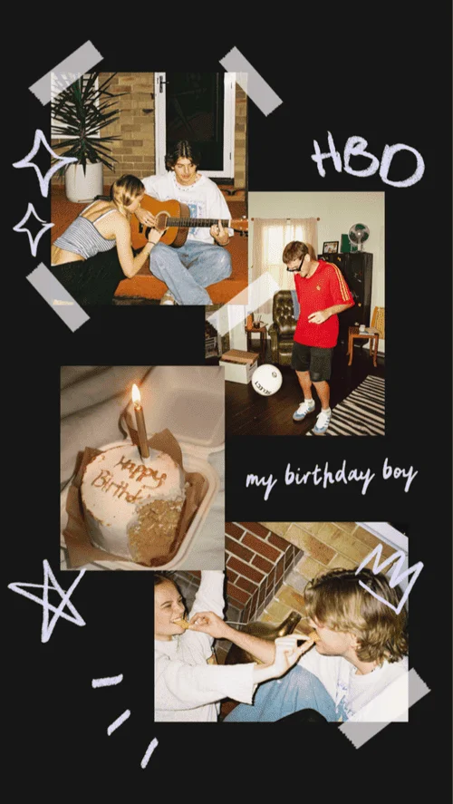 A collage made in PicCollage โ Custom Birthday Greetings